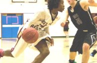 Hammond player drives hard in hopes in hopes of gaining momentum for the Golden Bears.
Photo by Andrea Stein