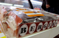 Several boxes of Berger Cookies are sold at MaGruder's of DC, a grocery store in Chevy Chase. The iconic Baltimore dessert contains one gram of trans fat per cookie and could be prepare with a new recipe  if the FDA bans partially hydrogenated oils, a source of trans fat.
Photo by Kirsten Petersen