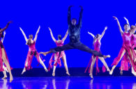 Chris Miller is performing one of his near-perfect moves above ground, with the Hammond High Junior Dance Company performing "Can You See a Silhouette?" choreographed by Kerry Johnson.