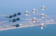 Geico Skytypers in flight