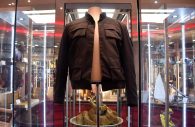 Han Solo's jacket, worn by Harrison Ford in the 1980 film Star Wars: The Empire Strikes Back, is displayed at the IMAX ahead of being auctioned later this month in London, Britain, September 6, 2018. REUTERS/Toby Melville/