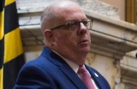 Governor Larry Hogan seen in file photo addressing the state legislature (Photo provided by CNS)