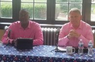 County Executive Elect Calvin Ball and current County Executive Allan Kittleman at one of the last debates before the General Election. The debate was held in Savage, Maryland.