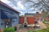 Outdoor patio area of Savage Mill's newest art gallery (Photo Courtesy HorseSpirit Arts Gallery)